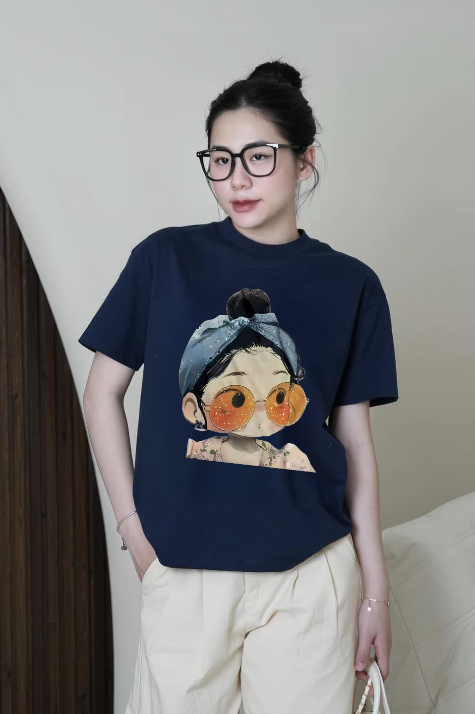 ÁO THUN XANH NAVY CAO CẤP
