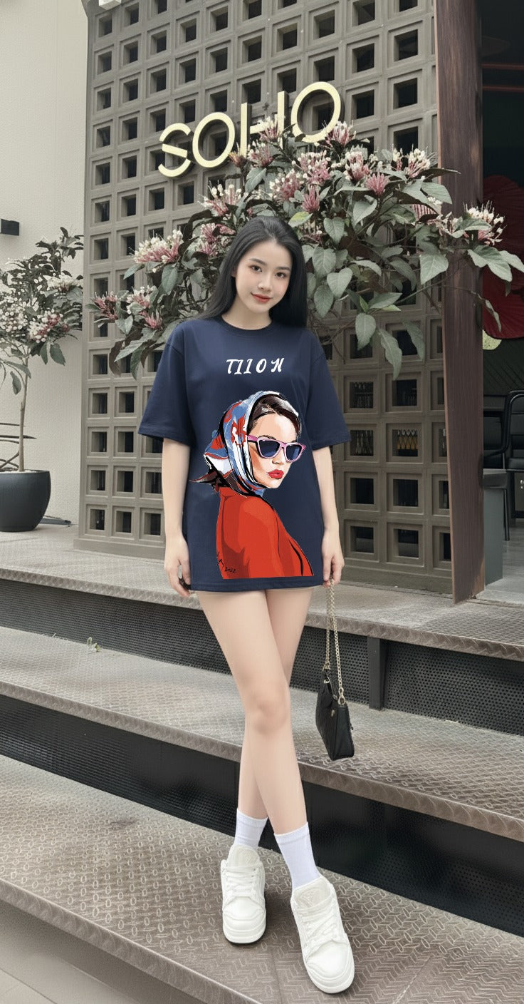 ÁO THUN XANH NAVY CAO CẤP