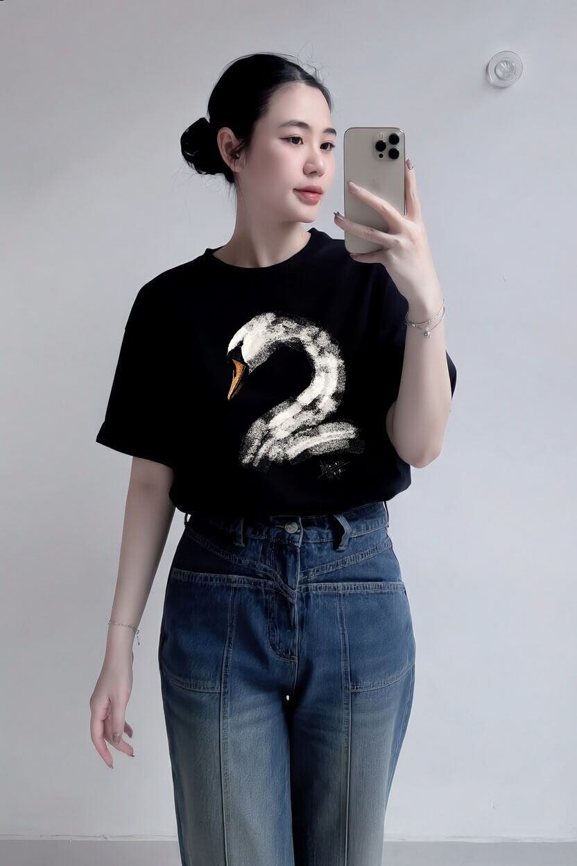 ÁO THUN ĐEN CAO CẤP