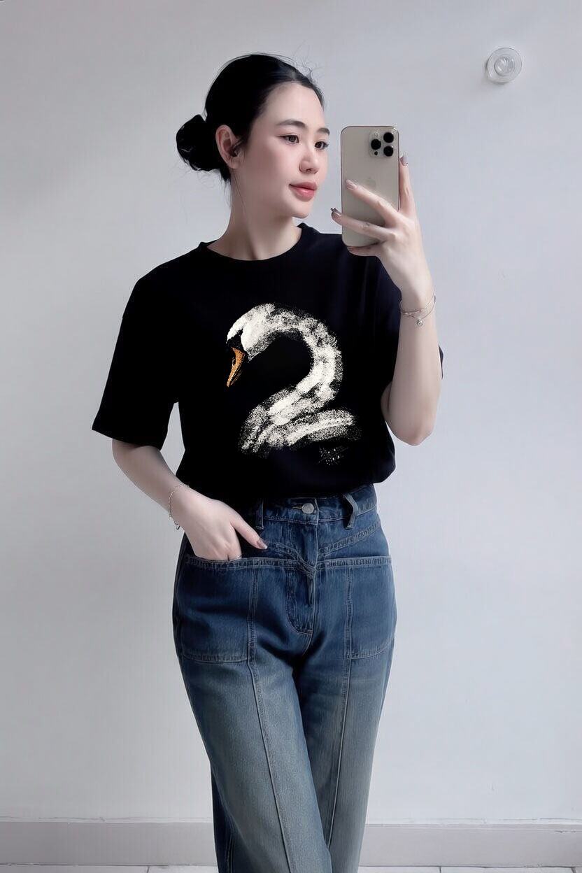 ÁO THUN ĐEN CAO CẤP