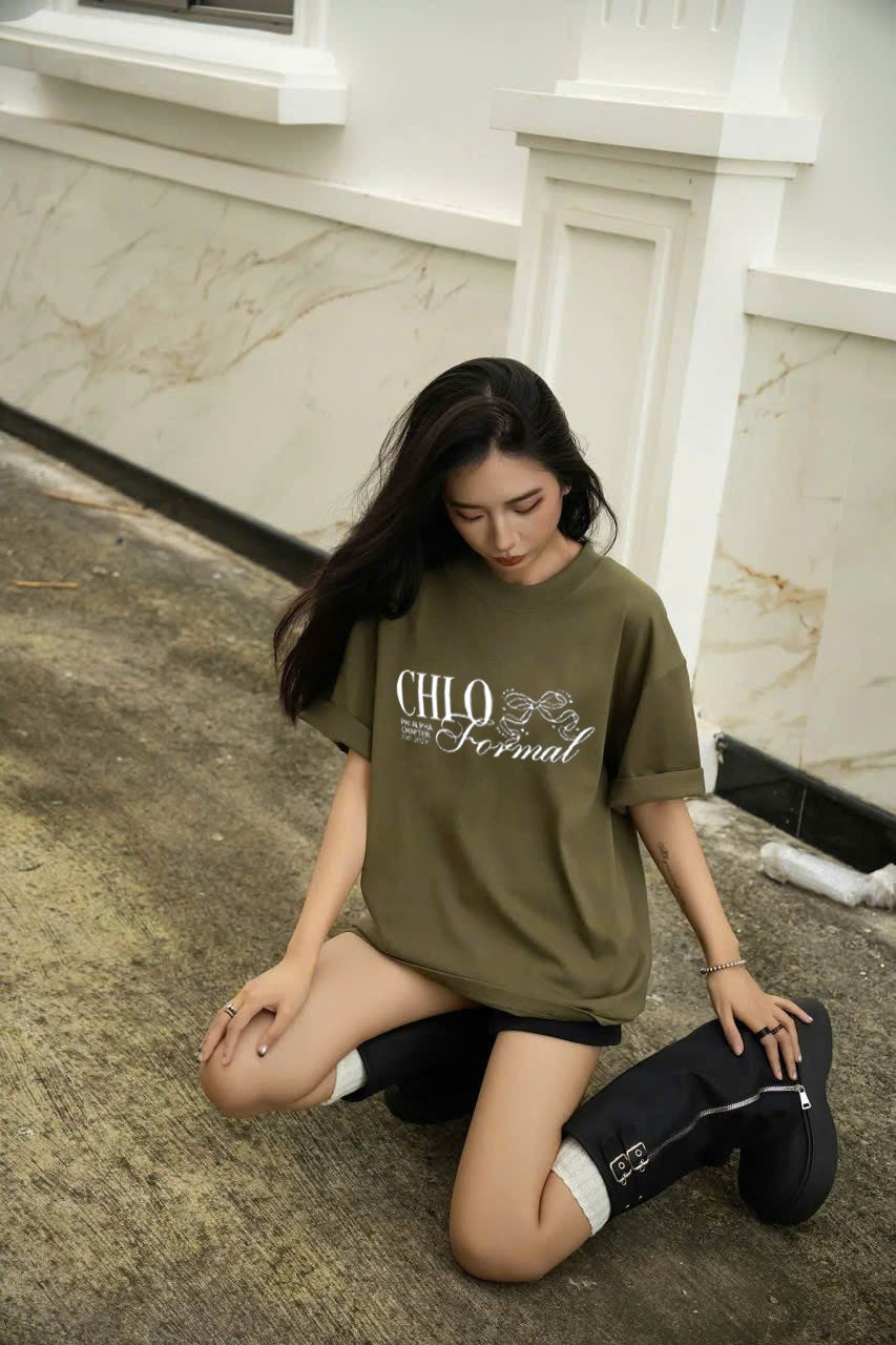 ÁO THUN XANH RÊU CAO CẤP